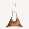 Bolso hobo Le City para mujer, tamaño mediano, en color camel