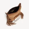 Bolso hobo Le City para mujer, tamaño mediano, en color camel