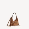 Bolso hobo Le City para mujer, tamaño pequeño, en color camel