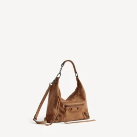Bolso hobo Le City para mujer, tamaño pequeño, en color camel Bolso hobo Le City para mujer, tamaño pequeño, en color camel