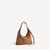 Bolso hobo Le City para mujer, tamaño pequeño, en color camel