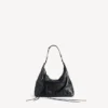 Bolso hobo Le City para mujer, tamaño pequeño, en negro