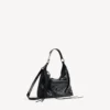 Bolso hobo Le City para mujer, tamaño pequeño, en negro
