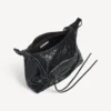 Bolso hobo Le City para mujer, tamaño pequeño, en negro