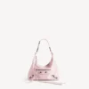 Bolso hobo Le City para mujer, tamaño pequeño, en rosa pétalo Bolso hobo Le City para mujer, tamaño pequeño, en rosa pétalo