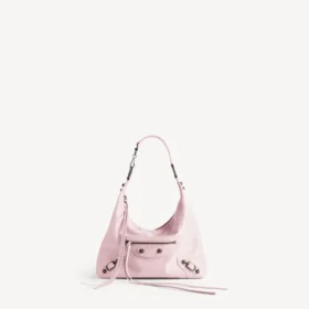 Bolso hobo Le City para mujer, tamaño pequeño, en rosa pétalo
