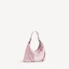 Bolso hobo Le City para mujer, tamaño pequeño, en rosa pétalo Bolso hobo Le City para mujer, tamaño pequeño, en rosa pétalo