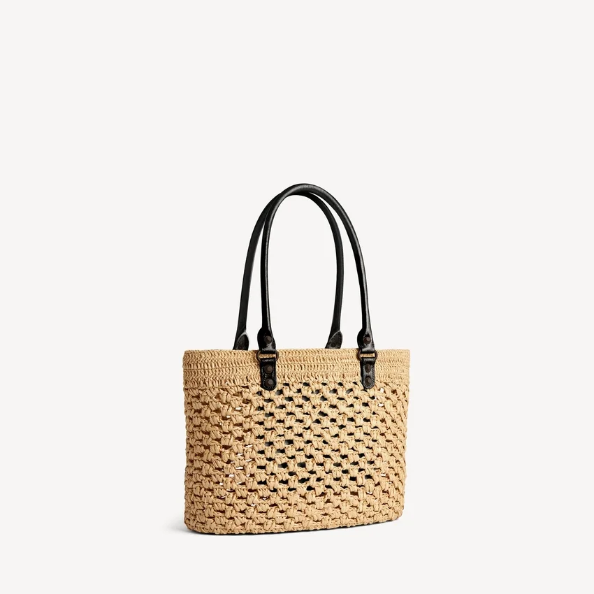 Bolso Le City Basket mediano para mujer en color natural/negro Bolso Le City Basket mediano para mujer en color natural/negro