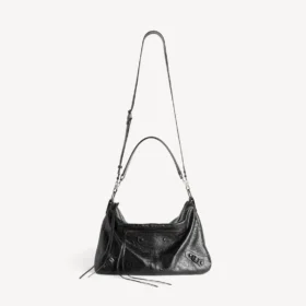 Bolso Le City Moto mediano para hombre en negro