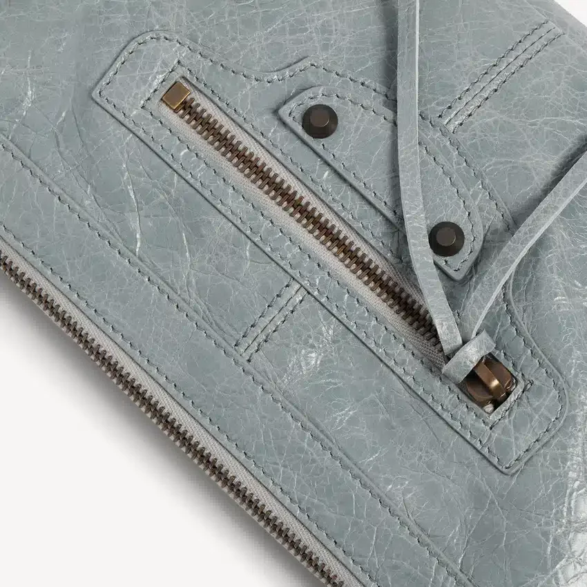 Bolso Le City Moto Mini para mujer en azul grisáceo Bolso Le City Moto Mini para mujer en azul grisáceo