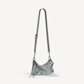 Bolso Le City Moto para hombre, tamaño pequeño, en azul grisáceo
