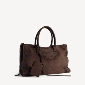 Bolso Le City para hombre, tamaño grande, en color espresso claro
