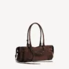 Bolso Le City para mujer, estilo este-oeste, en color espresso claro