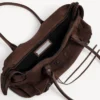 Bolso Le City para mujer, estilo este-oeste, en color espresso claro