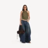 Bolso Le City para mujer, estilo este-oeste, en color espresso claro