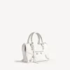 Bolso Le City para mujer, pequeño, con tachuelas gigantes y pedrería en blanco óptico Bolso Le City para mujer, pequeño, con tachuelas gigantes y pedrería en blanco óptico