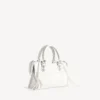 Bolso Le City para mujer, pequeño, con tachuelas gigantes y pedrería en blanco óptico Bolso Le City para mujer, pequeño, con tachuelas gigantes y pedrería en blanco óptico