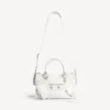 Bolso Le City para mujer, pequeño, con tachuelas gigantes y pedrería en blanco óptico Bolso Le City para mujer, pequeño, con tachuelas gigantes y pedrería en blanco óptico
