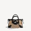 Bolso Le City para mujer, tamaño pequeño, en color natural/negro Bolso Le City para mujer, tamaño pequeño, en color natural/negro