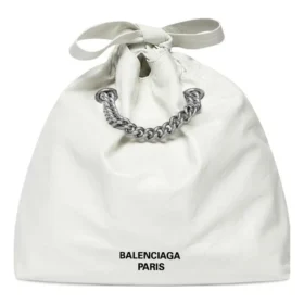 Bolso pequeño tipo tote Crush «Optic White» 742942210IU9001