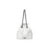Bolso pequeño tipo tote Crush «Optic White» 742942210IU9001