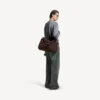Bolso Rodeo grande en color espresso claro Bolso Rodeo grande en color espresso claro