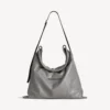 Bolso shopper para hombre con bolsa protectora y correa cruzada, grande, en gris Bolso shopper para hombre con bolsa protectora y correa cruzada, grande, en gris
