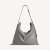 Bolso shopper para hombre con bolsa protectora y correa cruzada, grande, en gris Bolso shopper para hombre con bolsa protectora y correa cruzada, grande, en gris
