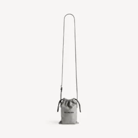 Bolso shopper para hombre con soporte para celular en gris Balenciaga