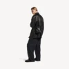 Bolso shopper para hombre con soporte para celular en negro Bolso shopper para hombre con soporte para celular en negro