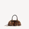 Bolso tipo boliche «Bolero» mini para mujer en color beige/moka Bolso tipo boliche «Bolero» mini para mujer en color beige/moka