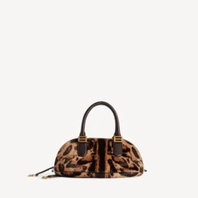 Bolso tipo boliche «Bolero» mini para mujer en color beige/moka