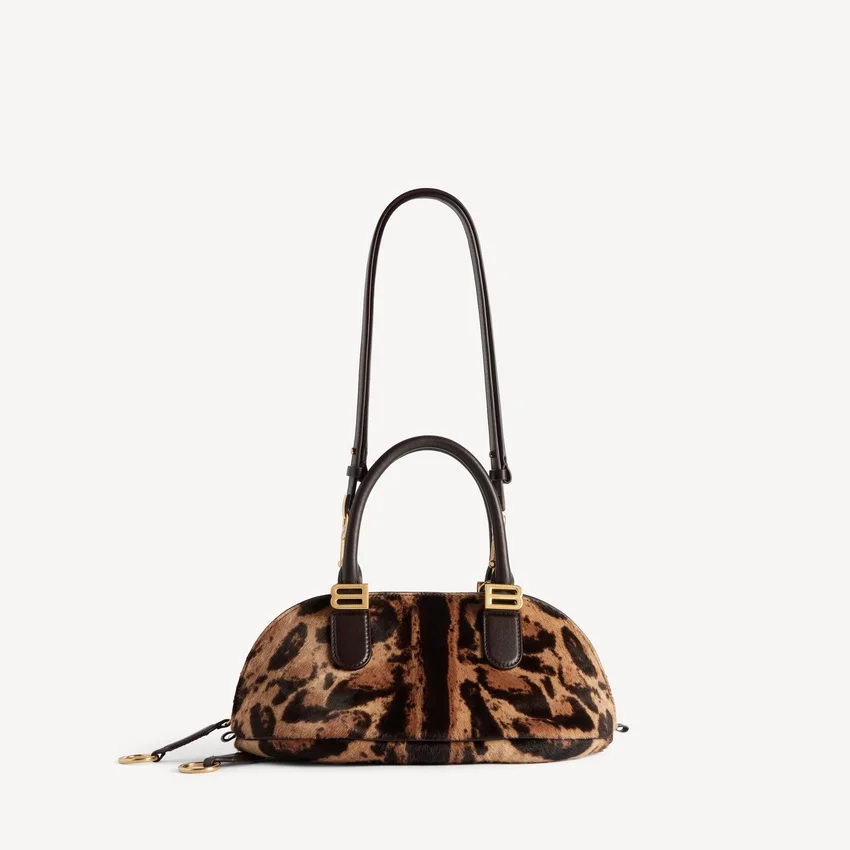 Bolso tipo boliche «Bolero» mini para mujer en color beige/moka Bolso tipo boliche «Bolero» mini para mujer en color beige/moka
