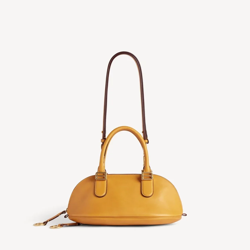 Bolso tipo boliche «Bolero» mini para mujer en color curry Bolso tipo boliche «Bolero» mini para mujer en color curry