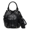 Bolso tipo cubeta pequeño Le Cagole «Black» 7024321VG9Y1000