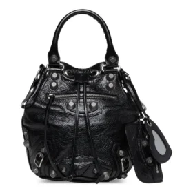 Bolso tipo cubeta pequeño Le Cagole «Black» 7024321VG9Y1000