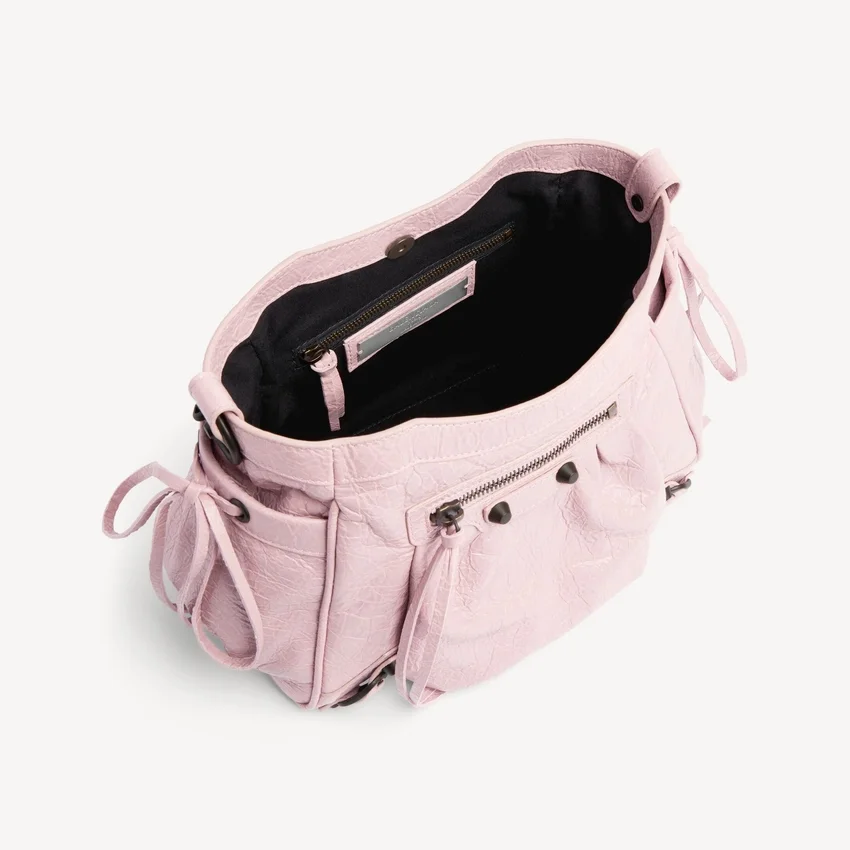 Bolso tipo cubo «Le City» para mujer, tamaño pequeño, en rosa pétalo Bolso tipo cubo «Le City» para mujer, tamaño pequeño, en rosa pétalo