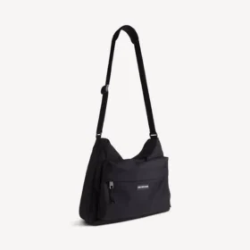 Bolso tipo hobo Explorer para hombre en negro