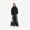 Bolso tipo hobo Explorer para hombre en negro Bolso tipo hobo Explorer para hombre en negro