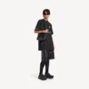 Bolso tipo mensajero Explorer de doble compartimento para hombre en negro