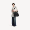 Bolso tipo mensajero militar para hombre en negro Bolso tipo mensajero militar para hombre en negro
