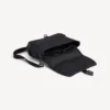 Bolso tipo mensajero militar para hombre, pequeño, en negro