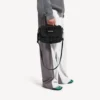 Bolso tipo mensajero militar para hombre, pequeño, en negro