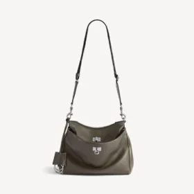 Bolso tipo mensajero Rodeo para hombre, tamaño pequeño, en color caqui