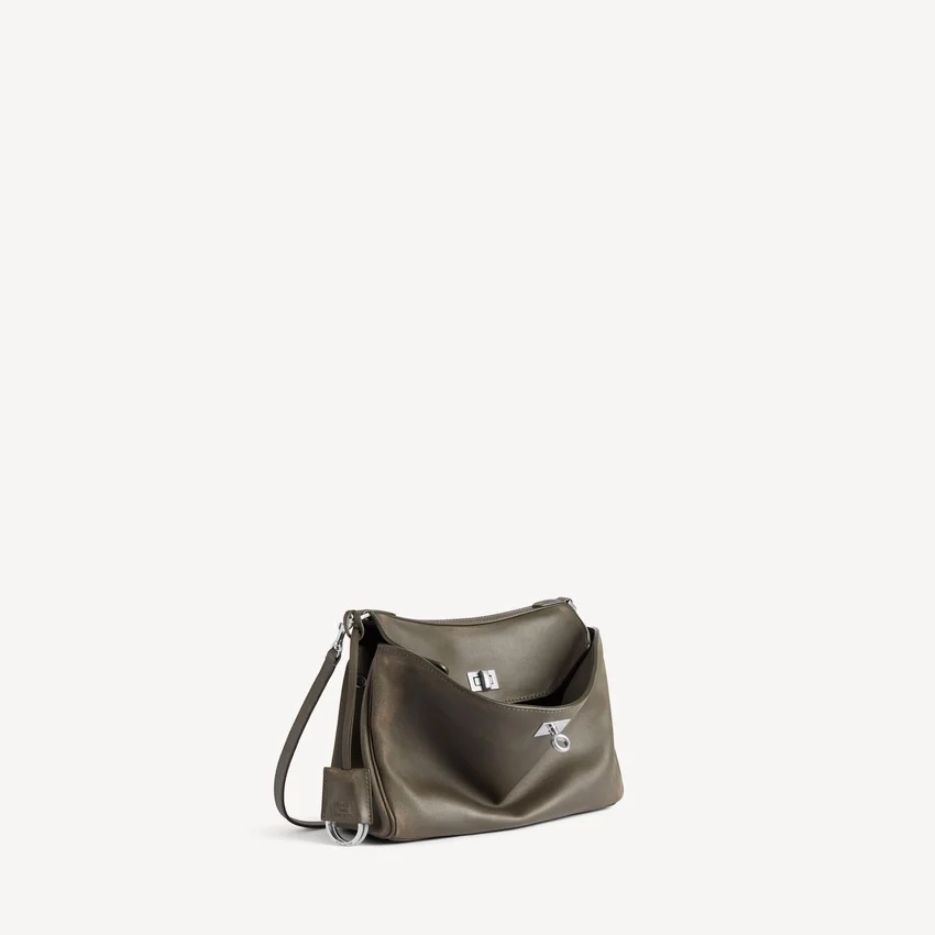 Bolso tipo mensajero Rodeo para hombre, tamaño pequeño, en color caqui
