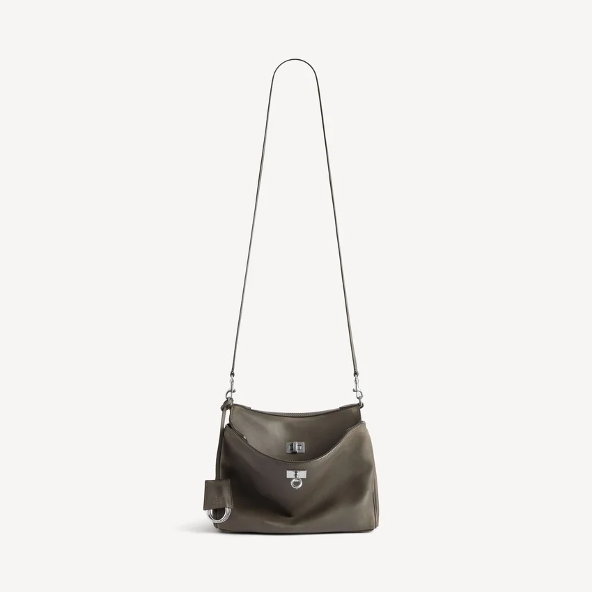 Bolso tipo mensajero Rodeo para hombre, tamaño pequeño, en color caqui