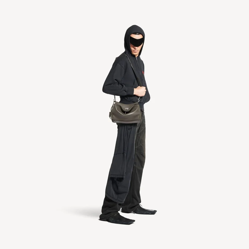Bolso tipo mensajero Rodeo para hombre, tamaño pequeño, en color caqui