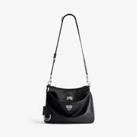 Bolso tipo mensajero Rodeo para hombre, tamaño pequeño, en negro