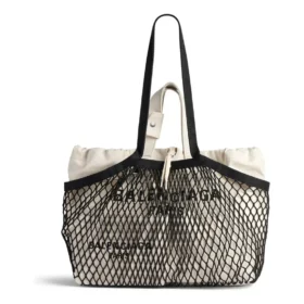 Bolso tipo tote mediano 24/7 «Beige Black» 7918092AA479960