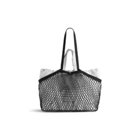 Bolso tipo tote mediano 24/7 «Beige Black» 7918092AA479960